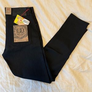 NWT Naked & Famous Easy Guy - Black Power Stretch 31